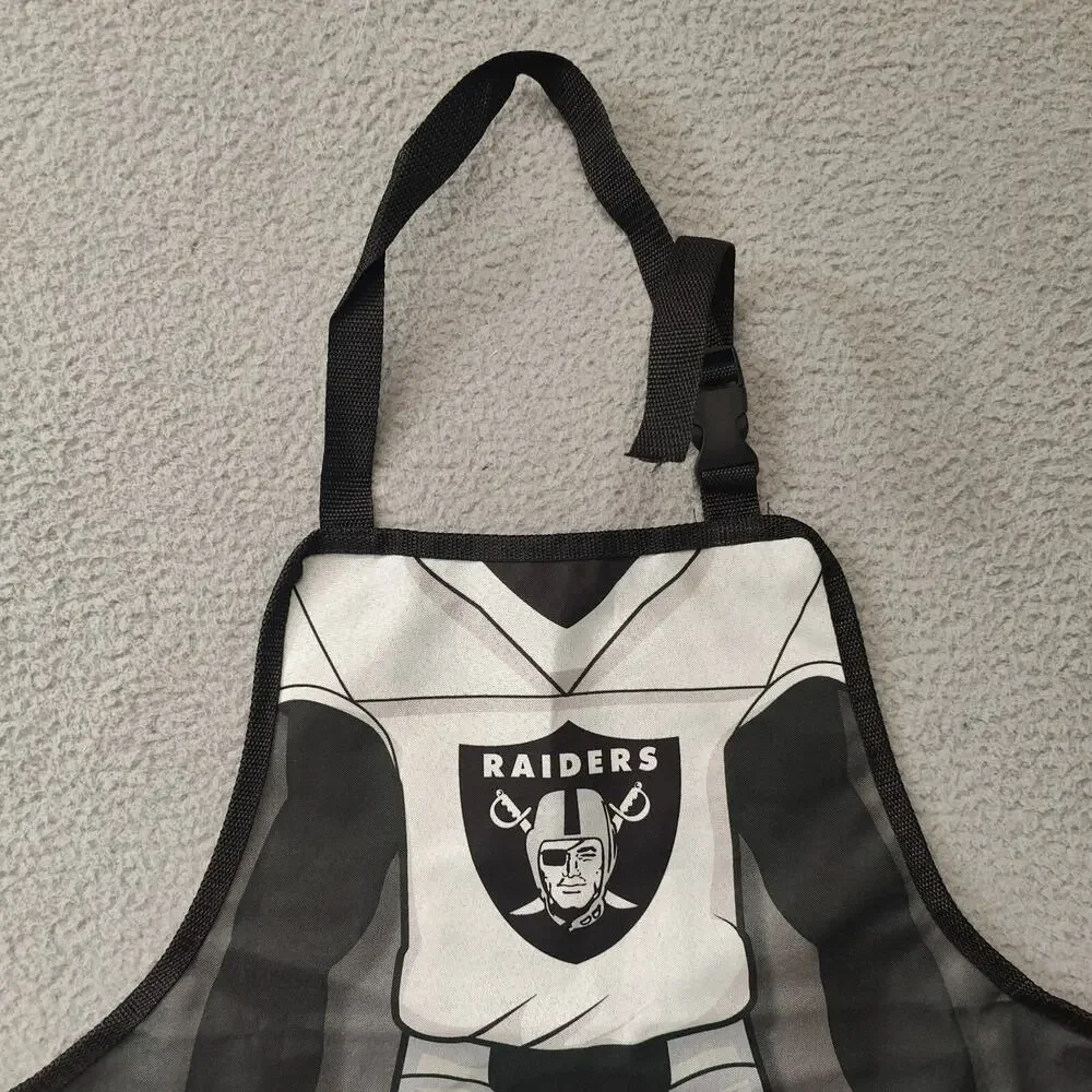 Las Vegas Raiders Apron Double-Sided NFL Team Los Angeles Oakland Football Team